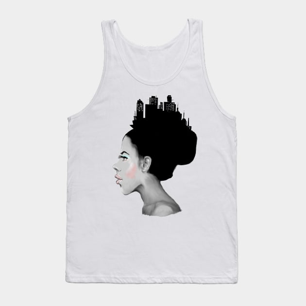 City Girl Tank Top by msmart